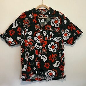 University of Miami vintage button down